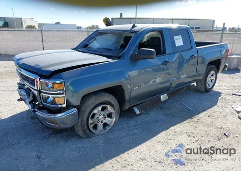 2014 Chevrolet Silverado 1500 2Lt из США, поврежденный, VIN 3GCPCREC8EG364022